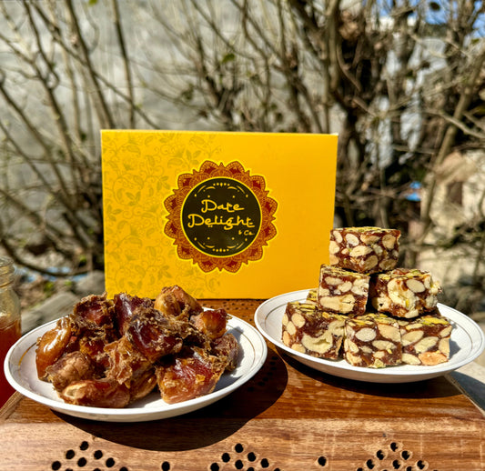 Our Signature Date Delight mithai - Khajur Pak